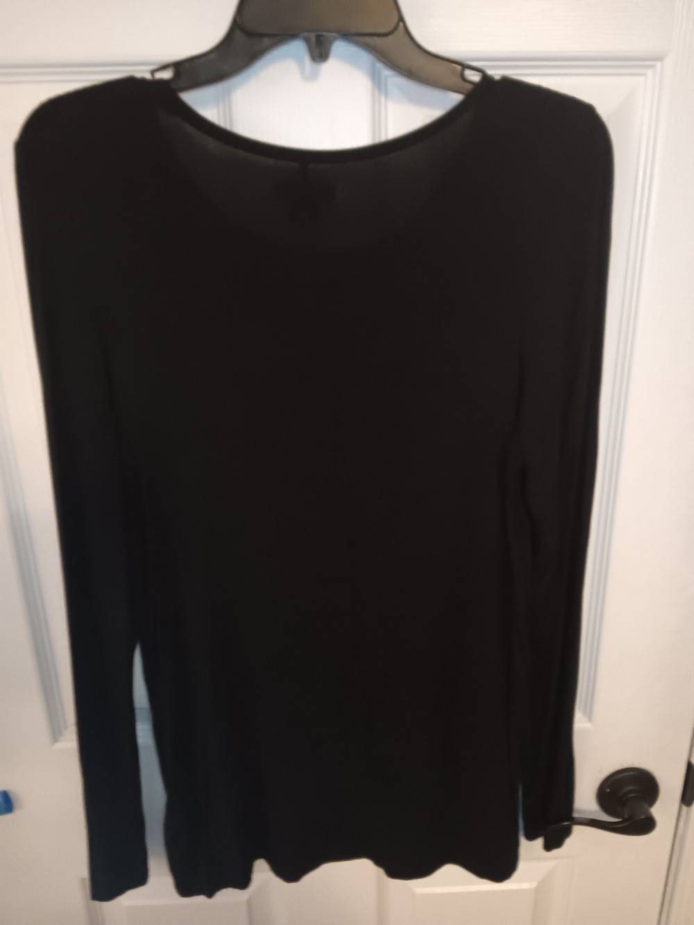 Halogen Long-Sleeve Crewneck T-Shirt Top - Picture 4 of 6